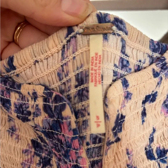 FREE PEOPLE Floral Maxi Jaymes Dress SZ Small - Picture 3 of 4